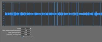eliminando silencio en automatico en logic pro