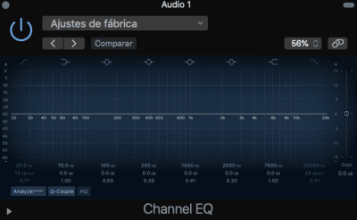 Channel Eq el Ecualizador de logic