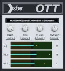 Ott xfer dynamic compresor